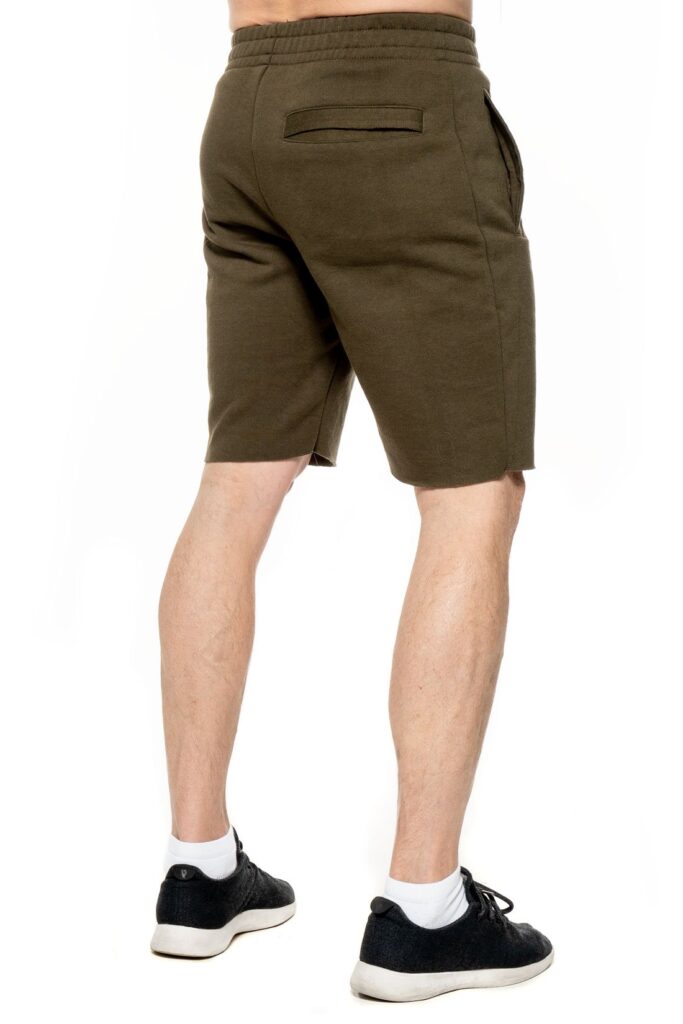 Organic Cotton Men's Shorts in Combat green