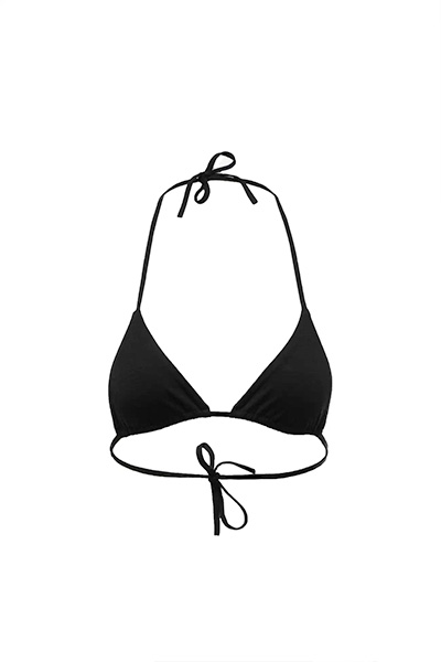 Sustainable bikini top made from merino wool