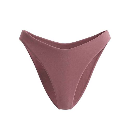 Dusty rose bikini bottom made from Tencel Lyocell