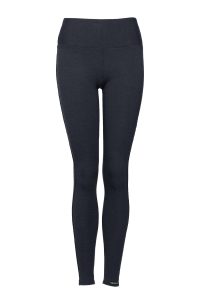 Women's charcoal grey sustainable leggings made from bamboo and cotton